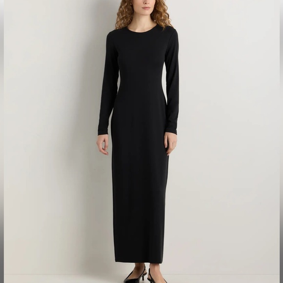 Quince Long Sleeve Knit Maxi Dress - Picture 2 of 6